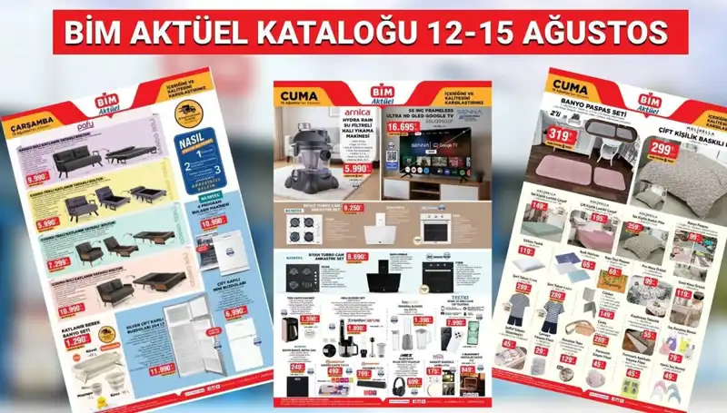 2025 BİM Aktüel Kataloğu: Termos, Drone ve Daha Fazlası Satışa Sunuluyor!