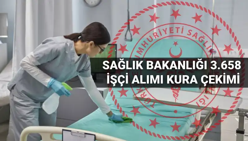 Sağlık Bakanlığı 2025'te 3.658 İşçi Alımı İçin Kura Tarihini Açıkladı!