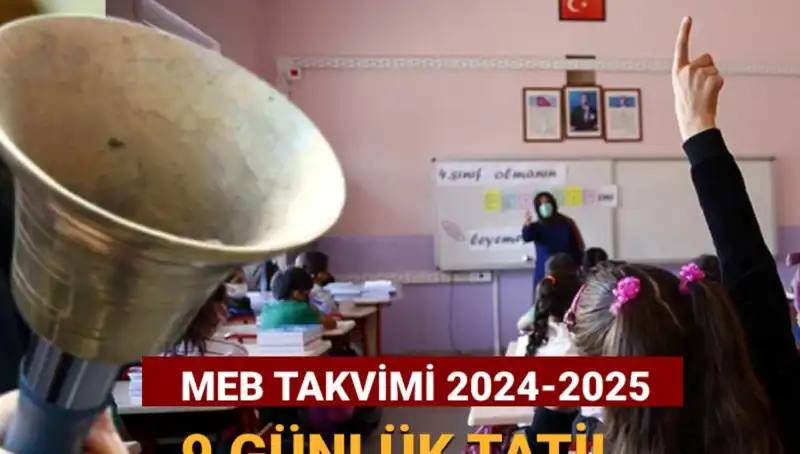 MEB 2024-2025 Çalışma Takvimi: Okullar Ne Zaman Ara Tatil Yapacak?