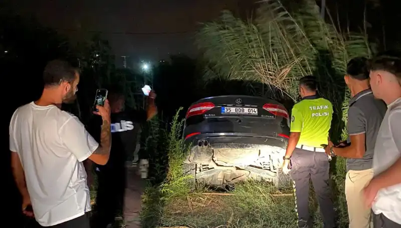 Dur İhtarına Uymayan Trafik Magandası Dere Yatağına Düştü: Kadere Bakın!