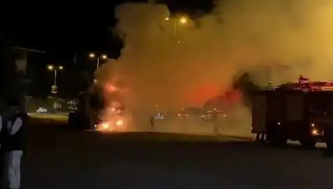 Zonguldak’ta Seyir Halindeki TIR’ın Alev Alması Korkuttu