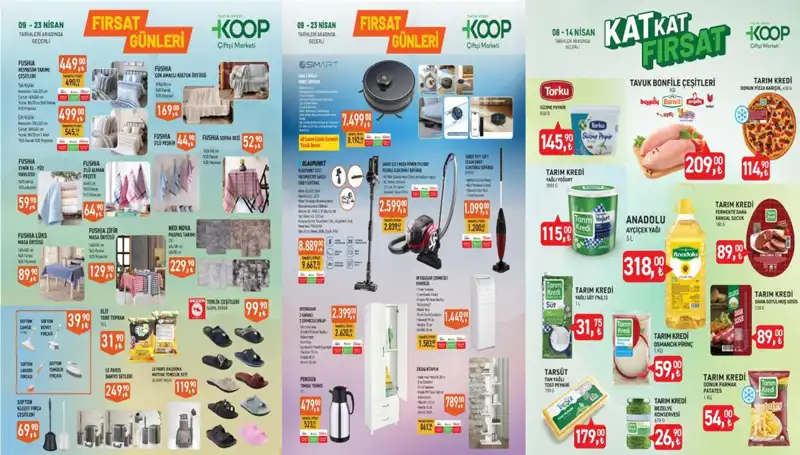 Tarım Kredi KOOP Marketlerinde 12-23 Nisan İndirim Fırtınası Başladı!