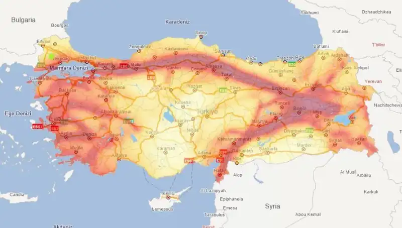 2025 MTA Diri Fay Haritası: Deprem Riski Taşıyan 45 İl ve 110 İlçe